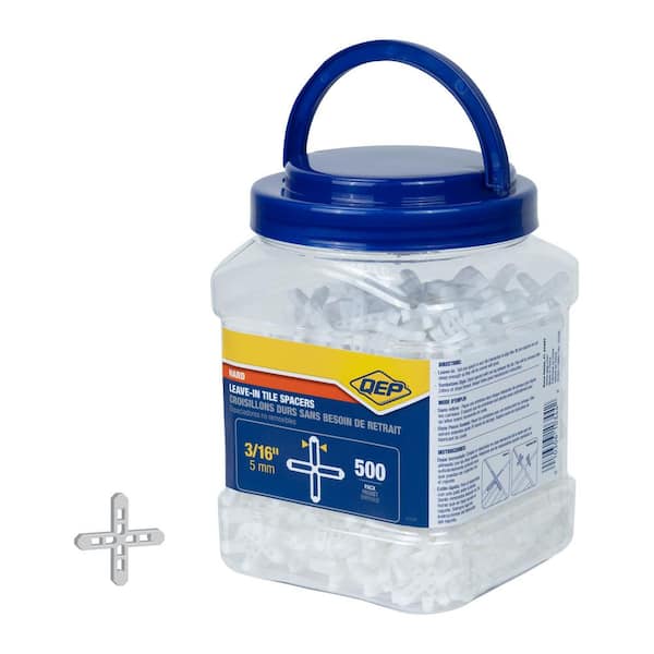 3/16 in. Leave-in Hard Style Tile Spacers (Jar of 500)