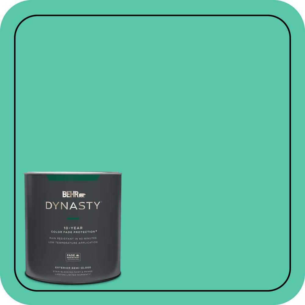 1 qt. #480B-4 Shoreline Green Semi-Gloss Enamel Exterior Stain-Blocking Paint & Primer price history on PriceWatchPro