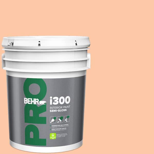 BEHR PRO 5 gal. #250C-3 Fresco Cream Semi-Gloss Interior Paint