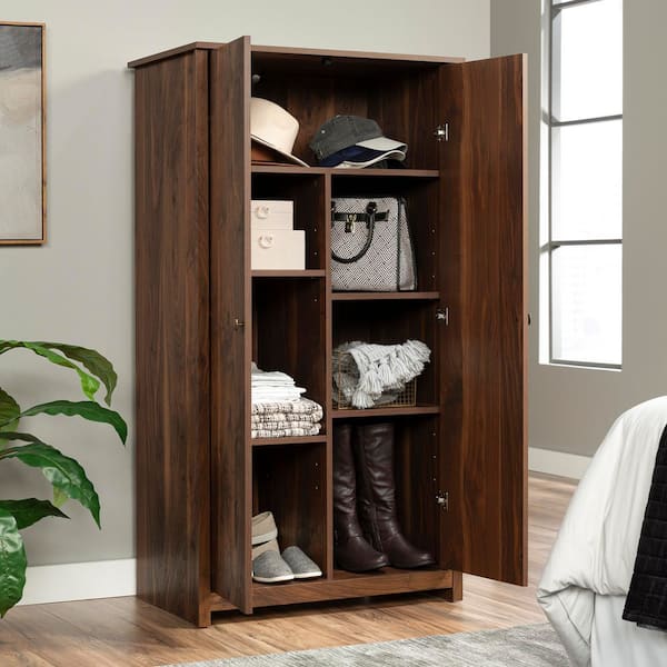 SAUDER River Ranch Grand Walnut Finish 60 in. Storage Cabinet with