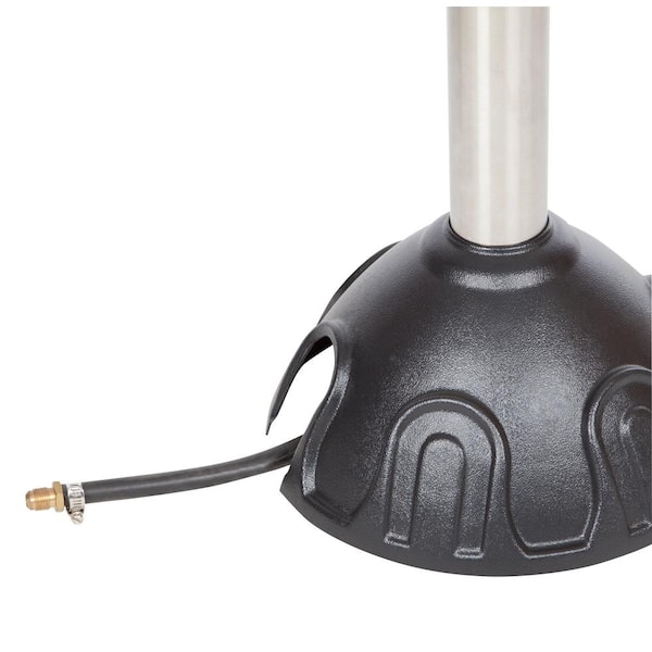 fire sense umbrella patio heater Outdoor Propane with LED Table, 48,000 BTU, Mocha the heater gives off a 9 Gas Heater Costco Propane Heaters