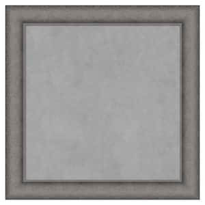 Burnished Concrete 24 in. x 24 in. Framed Magnetic Board