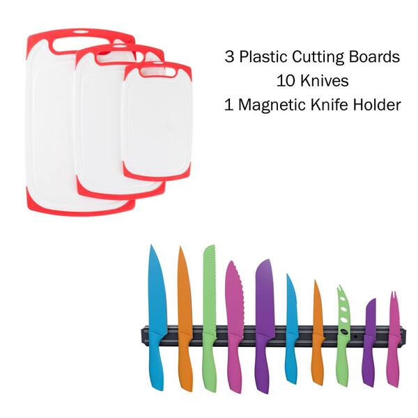 Classic Cuisine 10Piece StainlessSteel Cutting Knives with