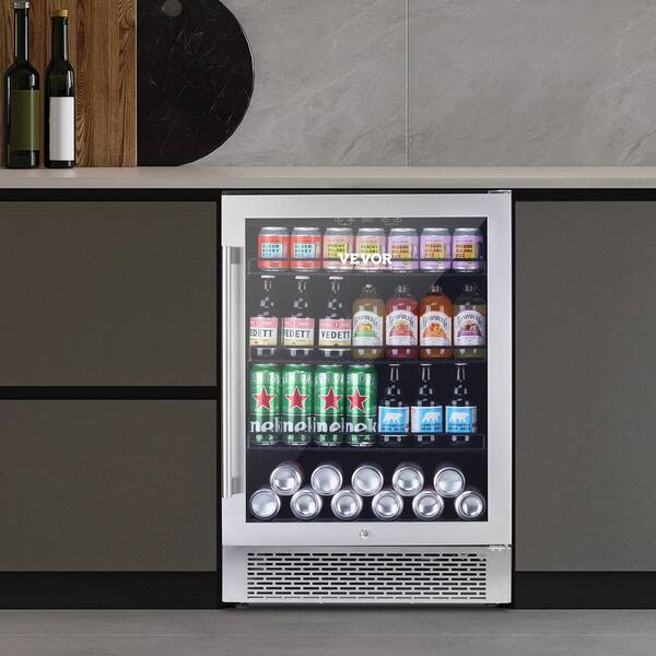 VEVOR 0.53 cu. ft. Outdoor Refrigerator Portable Mini Freezer -4