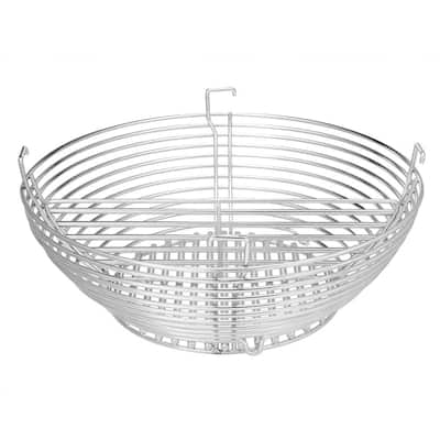 Stainless Steel Charcoal Basket Grill Accessory for Classic Joe