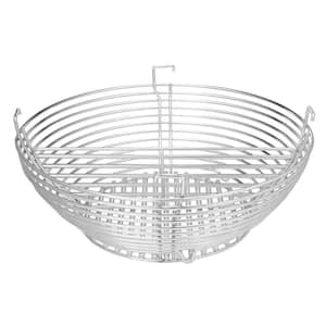 Stainless Steel Charcoal Basket Grill Accessory for Classic Joe