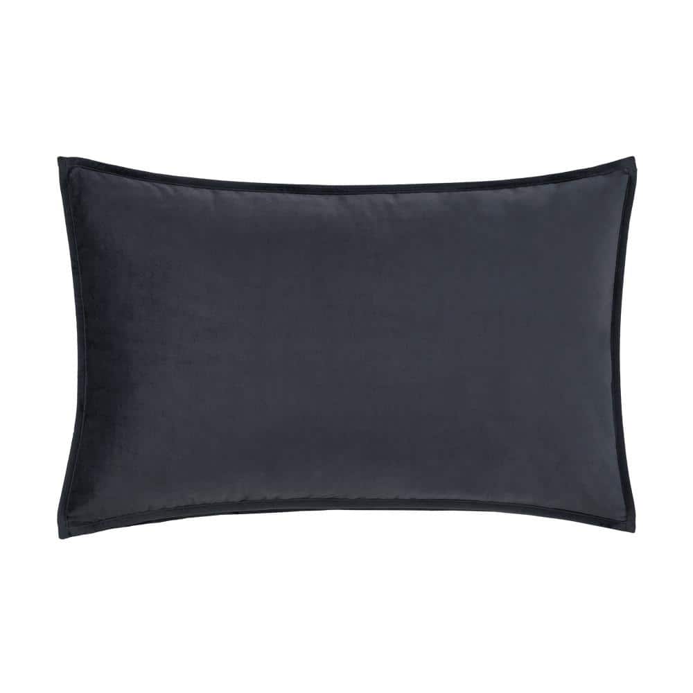 Toulhouse Indigo Polyester Lumbar Decorative Throw Pillow Cover 14 x 40 in.