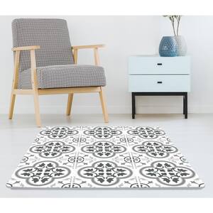Hamal Gray 34.2 in. x 34.2 in. Matte Foam Interlocking Floor Tile (8.12 sq. ft./Each)