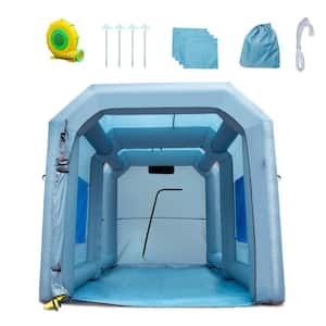 Inflatable Paint Booth 13 ft. x 10 ft. x 9 ft. Inflatable Spray Booth 900-Watt High Powerful Blowers Spray Booth Tent