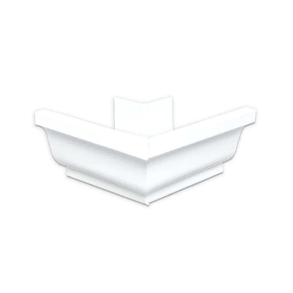 5 in. White Aluminum K-Style Outside Gutter Miter price history on PriceWatchPro