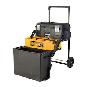 DEWALT 25 in. W 15 Gal. Polypropylene Rolling Tool Box DWST33090 - The Home  Depot