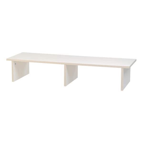 IRIS 13.39 in. W x 7.87 in. H x 41.97 in. D White 1-Tier Shelving Unit