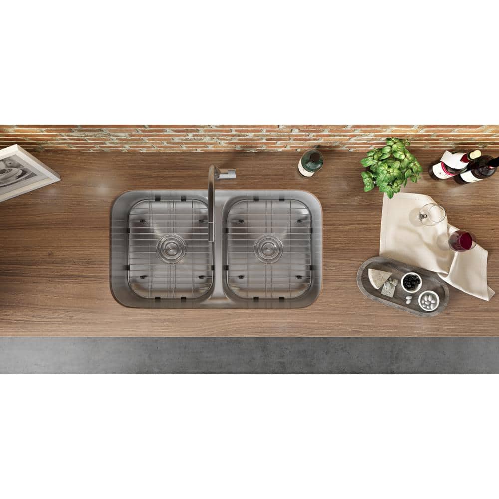 Ruvati 34-inch Stainless Steel Double Bowl Undermount Kitchen Sink