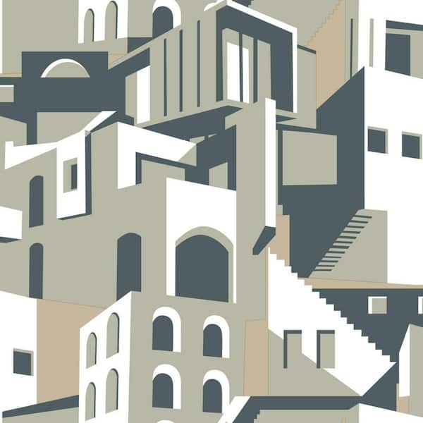York Wallcoverings 34.17 sq. ft. Arch Architectural Peel and Stick Wallpaper