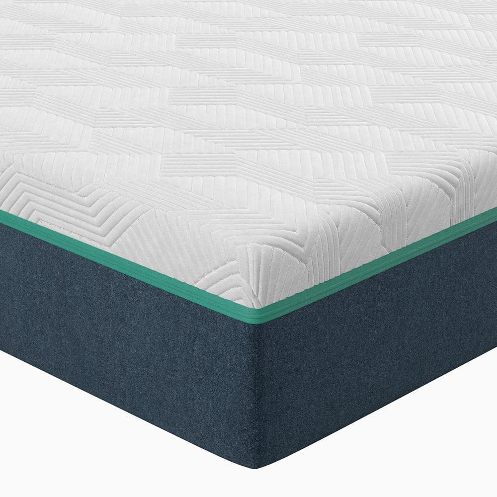 Queen 10" White Gel Memory Foam Adjustable Mattress