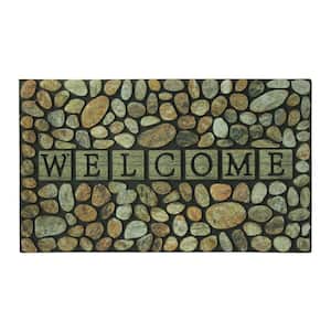 Southern Oaks Pebble Welcome Crumb Rubber Mat 18 in. x 30 in.