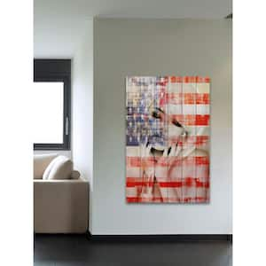 18 in. H x 12 in. W "State Dreams" by Parvez Taj Printed White Wood Wall Art