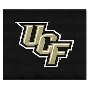 NCAA University of Central Florida Black 5 ft. x 6 ft. Indoor/Outdoor Tailgater Area Rug