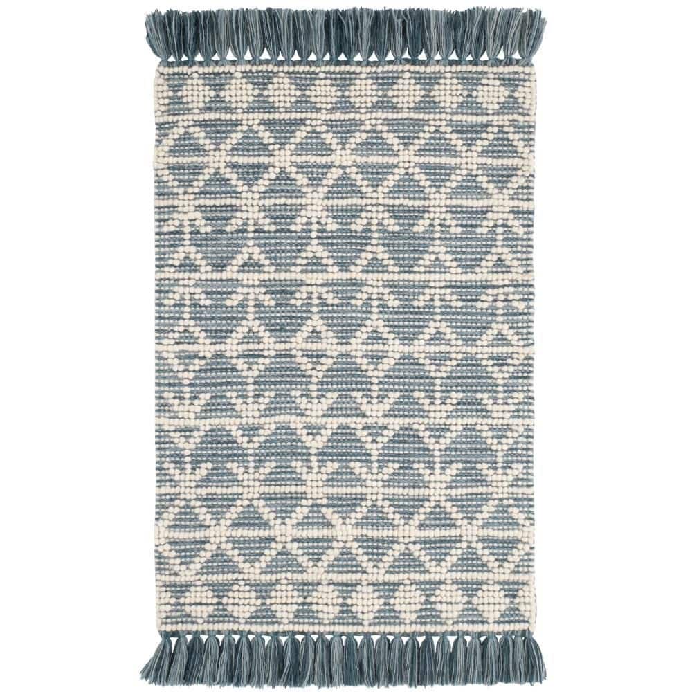 Pembrook Handwoven Wool Blue 10 ft. x 14 ft. Indoor Area Rug price history on PriceWatchPro
