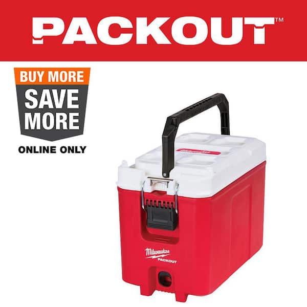 PACKOUT 10 in. Red 16 qt. Compact Cooler