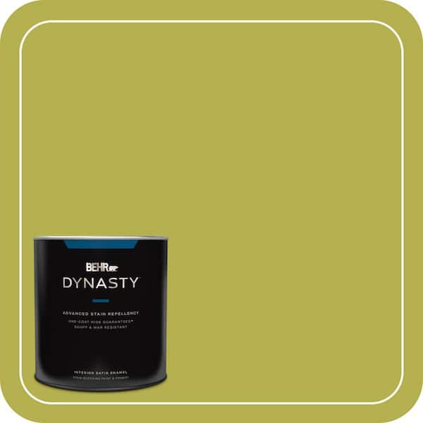 BEHR DYNASTY 1 qt. #P350-6 Laser Satin Enamel Interior Stain-Blocking Paint and Primer