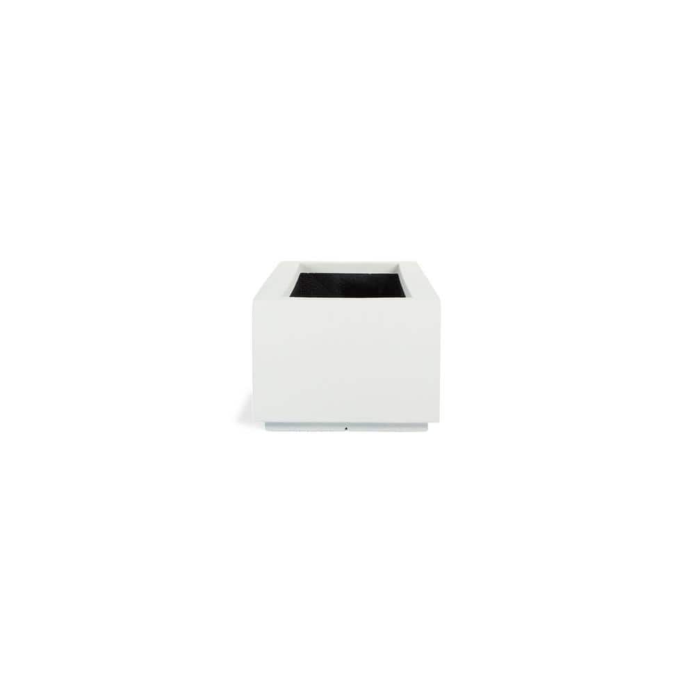 White Extra Large Modern Rectangular Outdoor Planter
