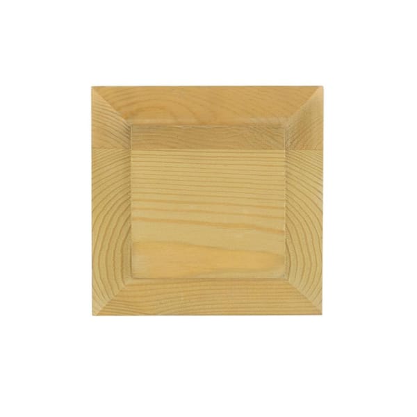 4 in. x 4 in. Hampton Flat Top Pressure Treated Pine Post Cap
