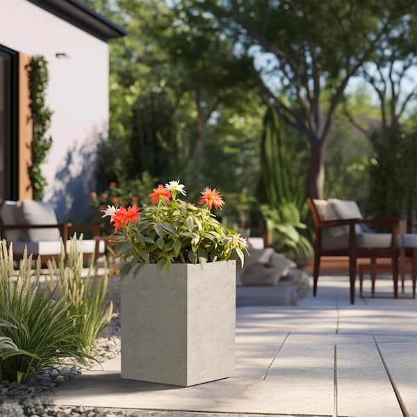 Sapcrete Modern 19 in. High Large Tall Elongated Square