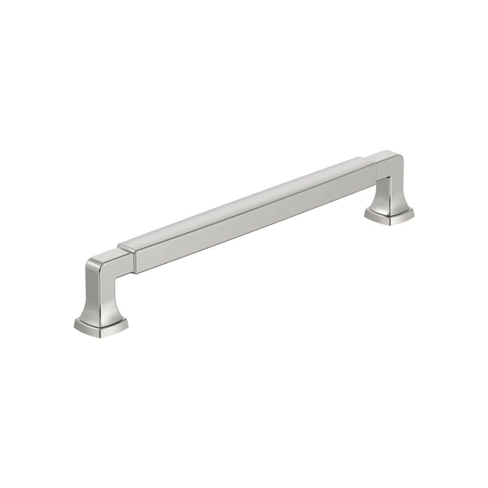 Stature 7-9/16 inch (192 mm) Center-to-Center Satin Nickel Bar Cabinet Pull price history on PriceWatchPro