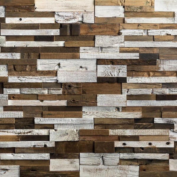 Ivy Hill Tile Timber Myrtle 11.81 in. x 23.62 in. Wood Mosaic Wall Tile (1.93 sq. ft.)