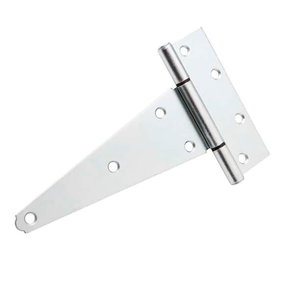 8 in. Standard Zinc-Plated Heavy-Duty Tee Hinge