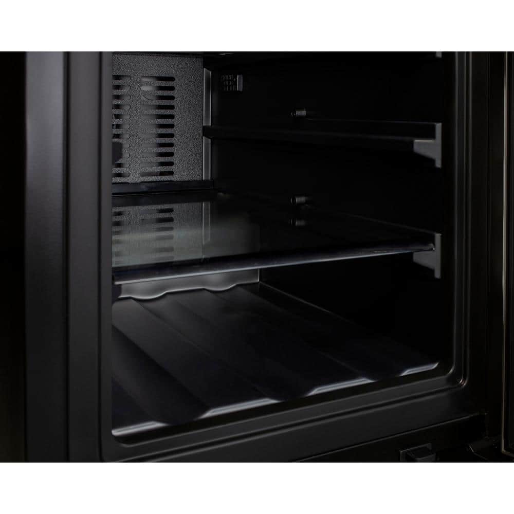 Silver Glass Door Undercounter Beverage Center with Digital Thermostat