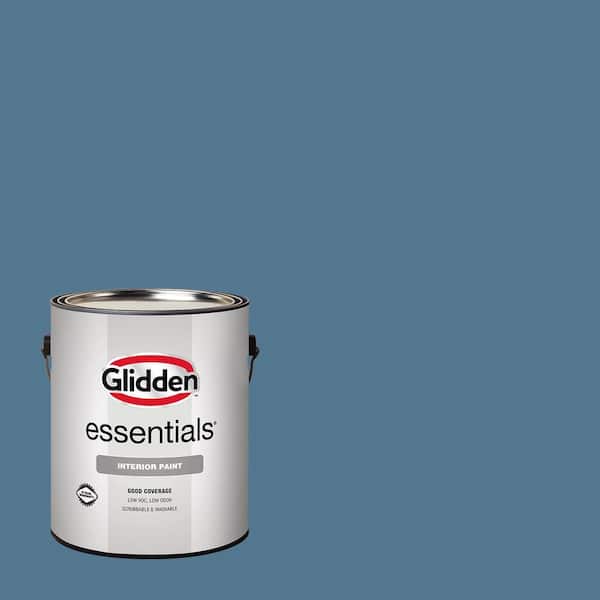 Glidden Essentials 1 gal. PPG1156-5 Smoke Blue Eggshell Interior Paint