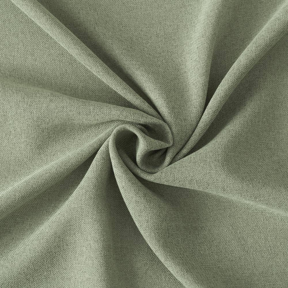 Sage Green Light Filtering Polyester Tab Top Curtain Panel 40"x63"