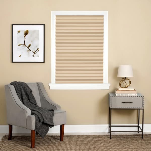 Cordless Room Darkening Vinyl Pleated Shade