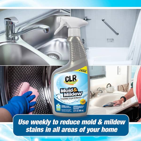 Mold and Mildew Stain Remover, 32 oz Spray Bottle, 6/Carton