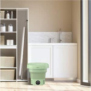 0.28 cu ft. Portable Top Load Washer in Green with Detachable Drain Basket 3 Modes for Underwear, Socks, Baby Clothes