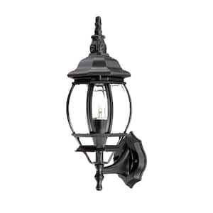 Acclaim Lighting Chateau Collection 1-Light Matte Black Outdoor Wall ...