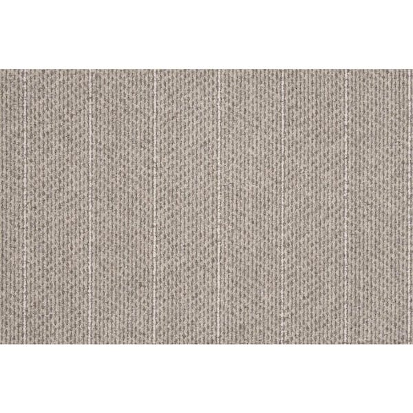 Natural Harmony Forsooth - Quartz - Gray 12 ft. 32 oz. Wool Pattern Installed Carpet