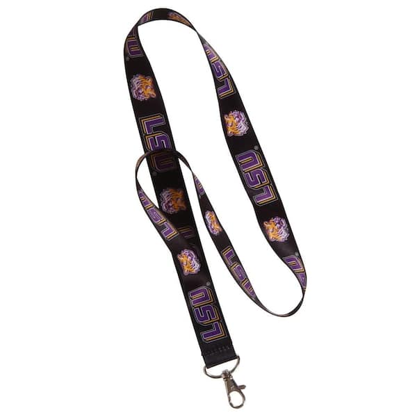 Louisiana State University LSU Tigers Geaux Car Keys ID Badge Holder  Lanyard Keychain Detachable Breakaway Snap Buckle (Purple), Purple, 1.5  feet : : Office Products