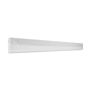 UCB Series 42 in. Hardwired White Selectable Integrated LED Under Cabinet Light with On/Off Switch