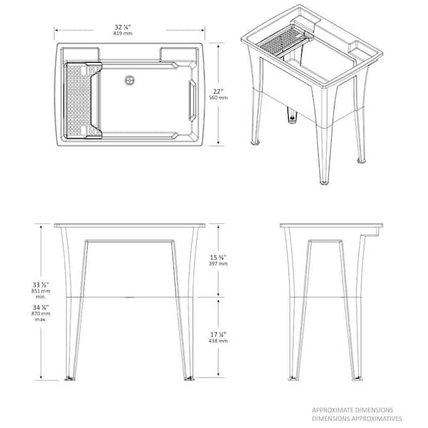 Standard Laundry Sink Drain Size edu.svet.gob.gt