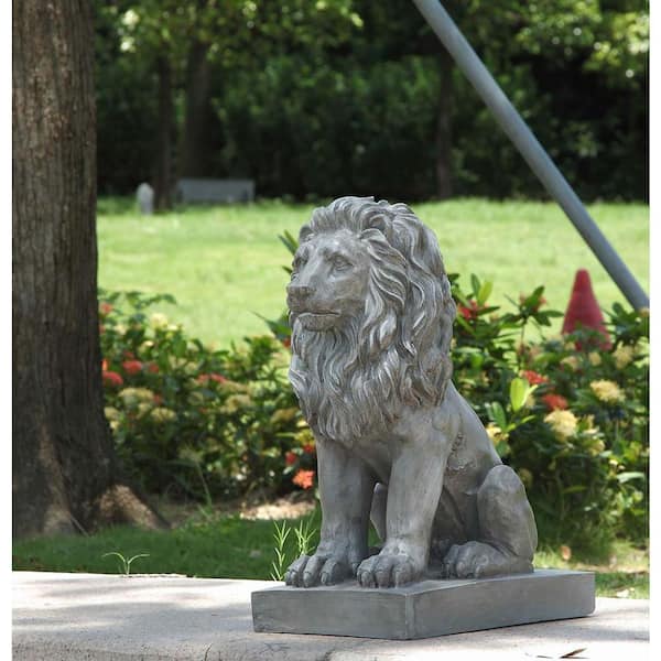 HI-LINE GIFT LTD. Lion Sitting 77121 - The Home Depot