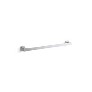 Honesty 24 in. Wall Mounted Towel Bar in Polished Chrome
