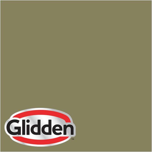 Glidden Premium 1 gal. #HDGG26U Truly Olive Flat Interior Paint with Primer