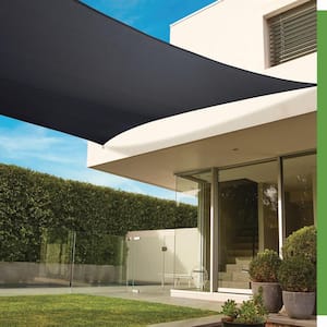 Details about   LyShade 16'5" x 16'5" x 22'11" Right Triangle Sun Shade Sail Canopy Cadet Blue 