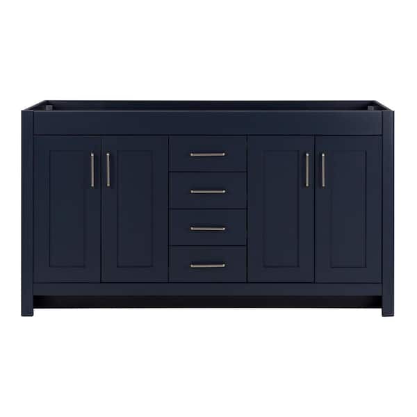 Westcourt 60 in. W x 21.69 in. D x 34.25 in. H Bath Vanity Cabinet without Top in Blue