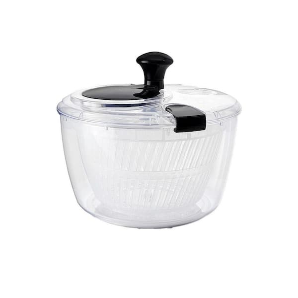Salad Spinner with Storage Lid Drain Bowl Colander and Multifunctional Design 3.7 qt. for Quick Easy Washing Drying