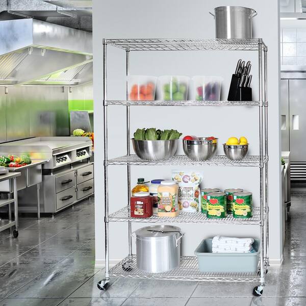 Seville Classics UltraDurable 5-Tier Commercial NSF