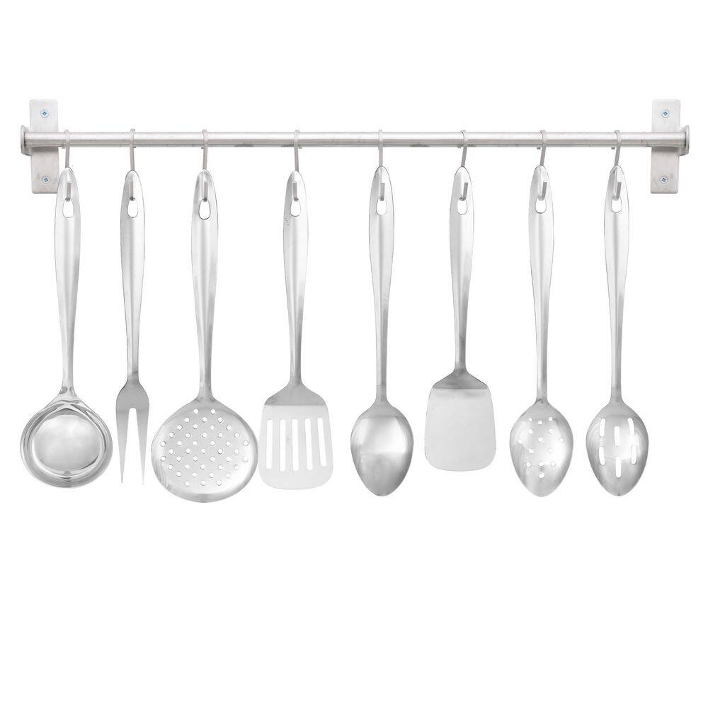 Sleek Stainless Steel 8-Piece Kitchen Utensil Set